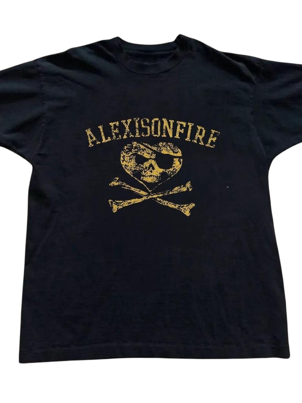 Gildan Black Graphic Band T-Shirt CasualStyle